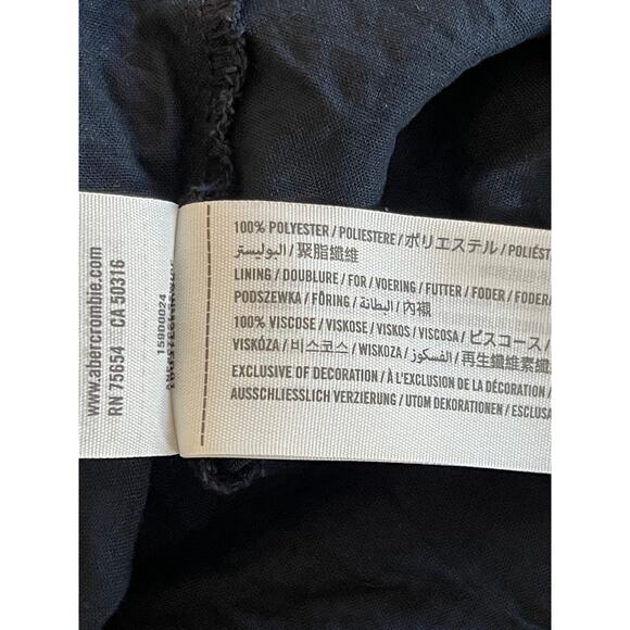 Abercrombie Fitch Dress Floral Print Fit & Flare Ruffled Hem Small - Picture 9 of 9